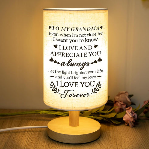Personalized Grandma Night Light Perfect Birthday Gift from Grandkids